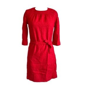 Vintage 100% Wool Dress Herman Geist Size 4